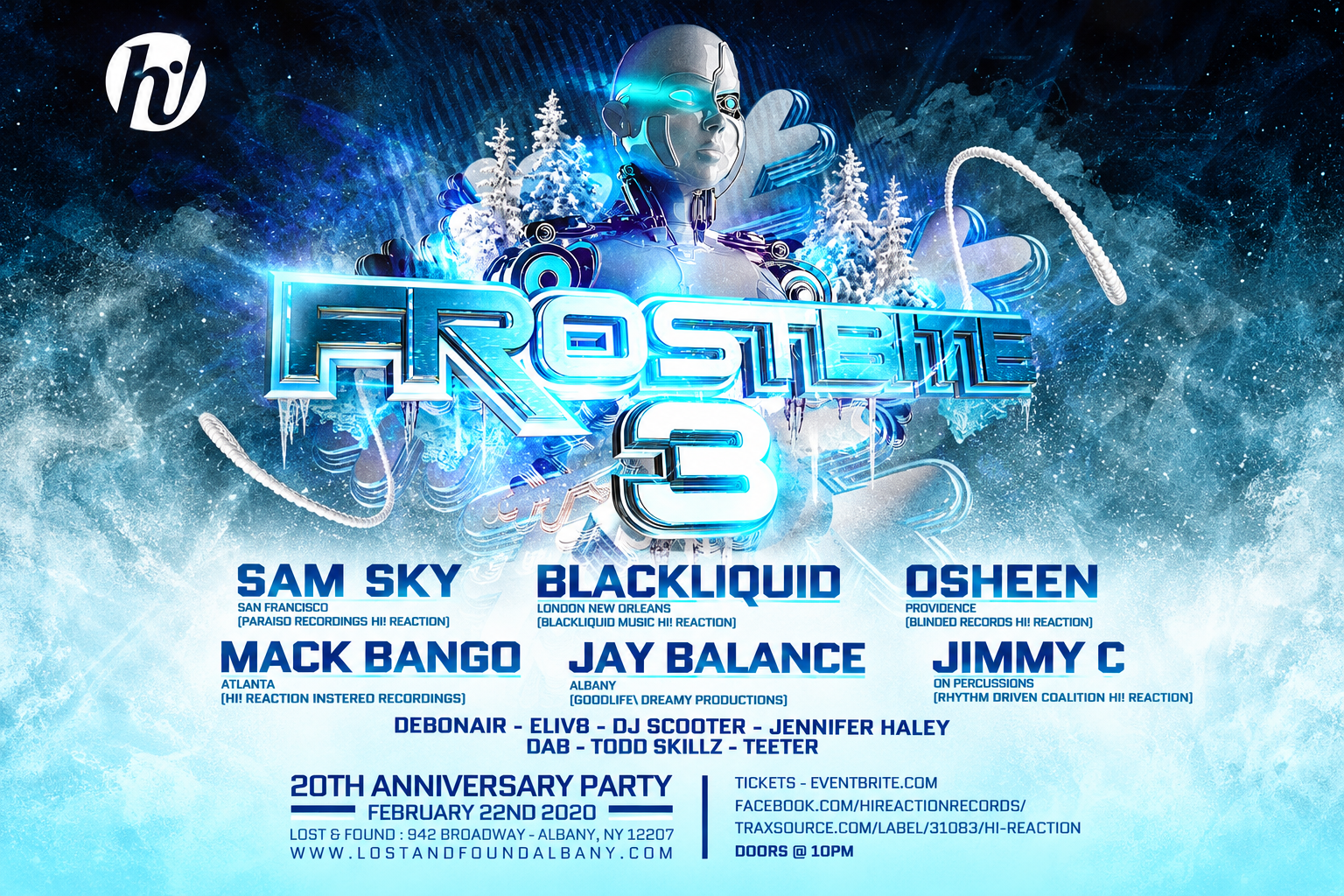 Frostbite 3: The 20th Anniversary — February 22, 2020 | Uforia Entertainment & DJ Debonair